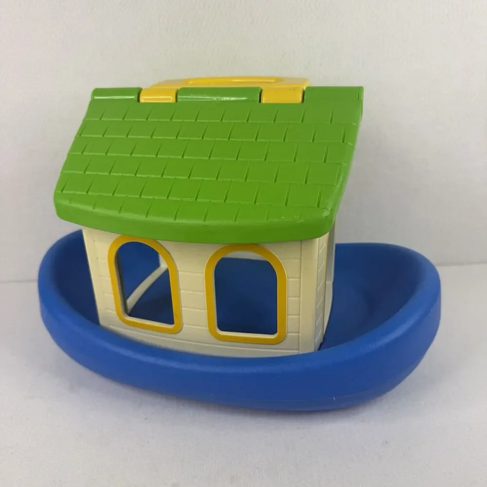 Rare/Vintage (1991) Little Tikes Noah’s Ark Floating Boat Toy t-1040